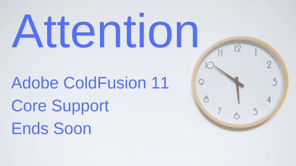 Modernization of Adobe ColdFusion 2018 1 1