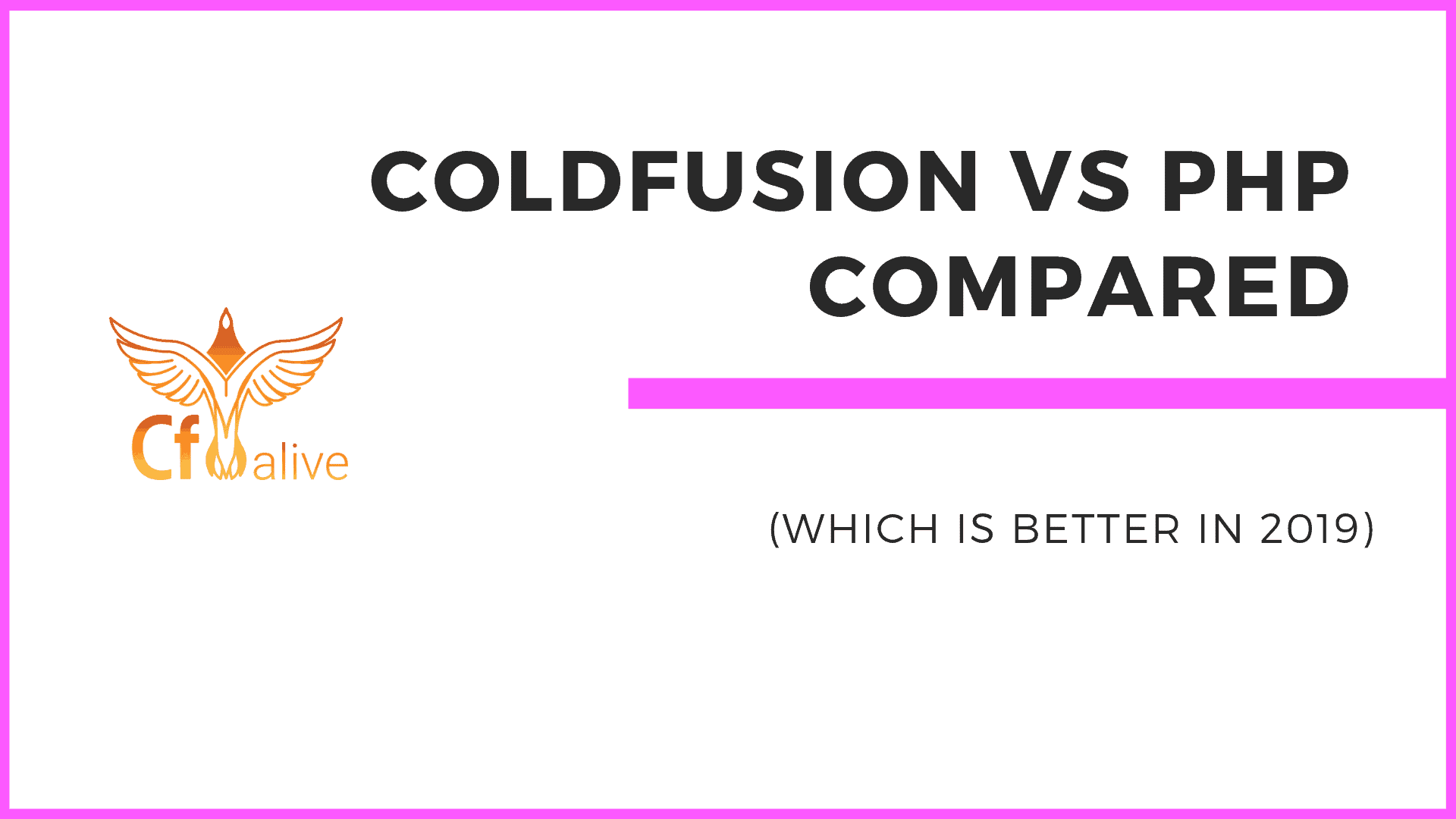 Interesting Comparison Between Coldfusion And Php Images, Photos, Reviews