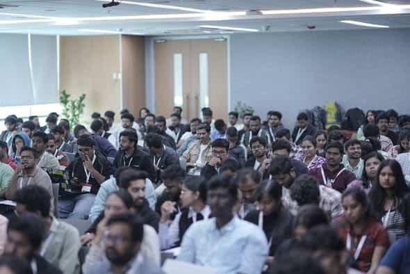 Audience Attending Adobe Coldfusion Summit India Session.