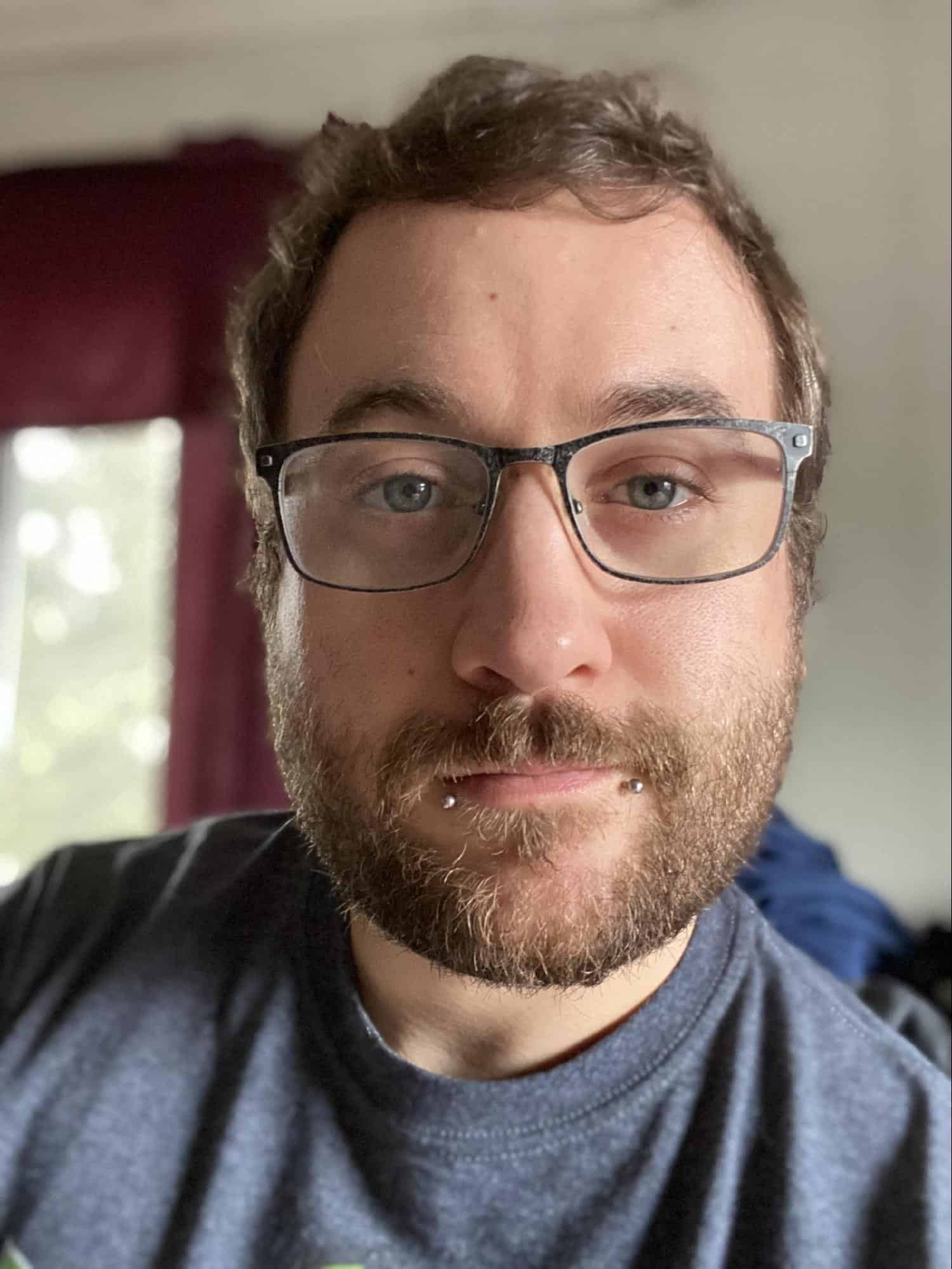 104 Cfer Mental Helpers (Stay Sane During Crises) With Jeff Kunkel 1 Close-Up Portrait Of A Man With Glasses, Beard, And Casual Clothing Indoors.