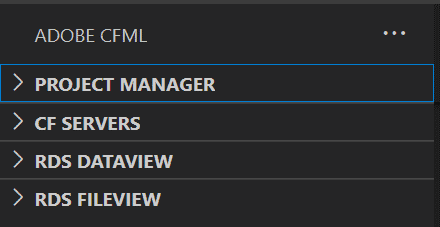 Please keep in mind that you cannot get to this point without first adding a CF server with a working RDS and adding that to a project.