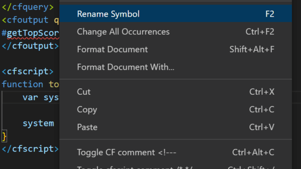 New Adobe ColdFusion Builder For VS Code | TeraTech
