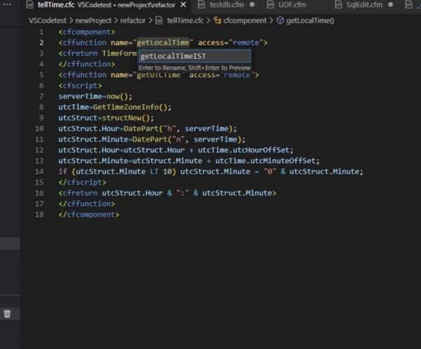 New Adobe CF Builder (VS Code Extension) Beta Release - TeraTech