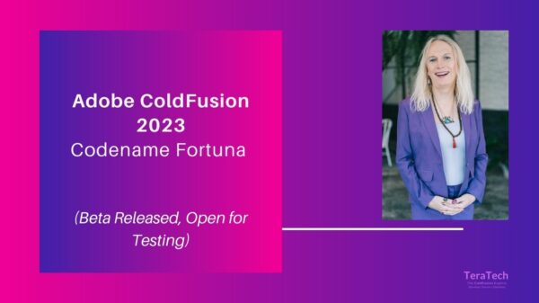 Adobe coldfusion 2023 latest news updates teratech