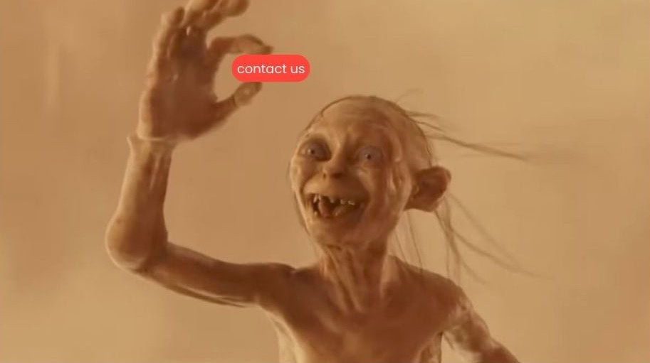 Friendly Creature Waving With &Quot;Contact Us&Quot; Sign, Promoting Coldfusion Services.