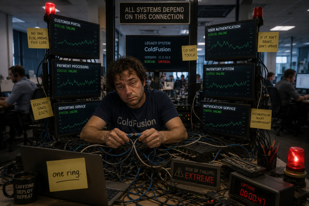 Cios: If Your Cf Developer Leaves Tomorrow, Can You Survive? 1 The One Develop
